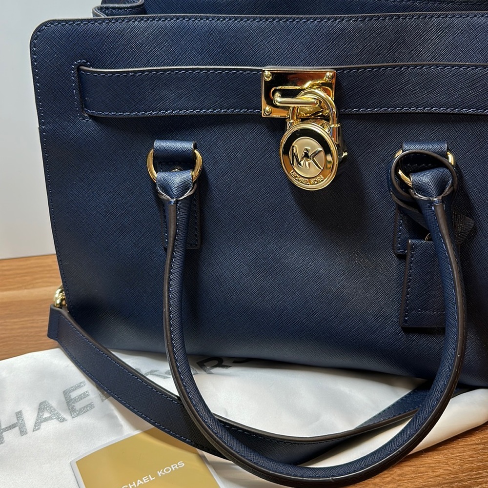 Michael Kors Navy Handbag